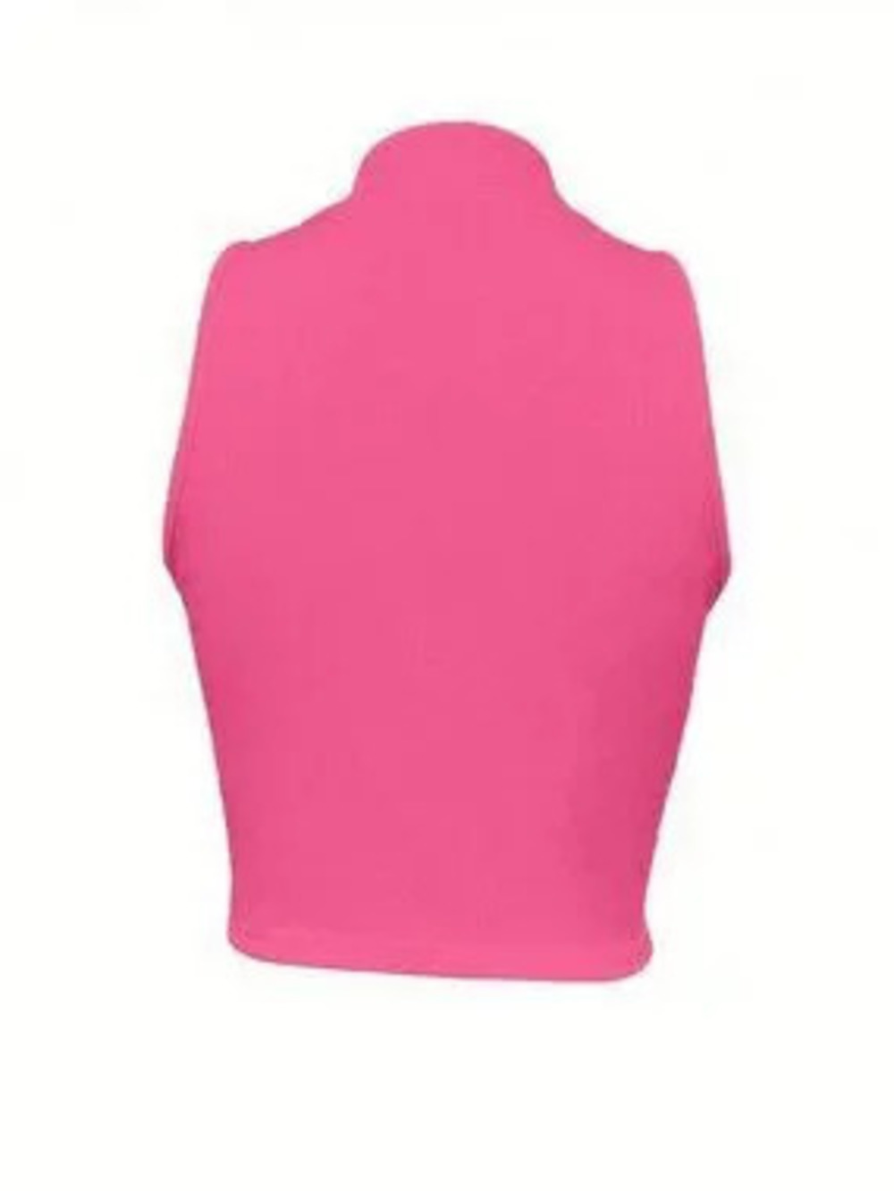 ZARA Pink Casual Women's V-Veck Cropped Tank Top